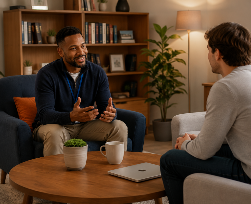 Supervisor session with a client