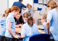 Pupils in a classroom