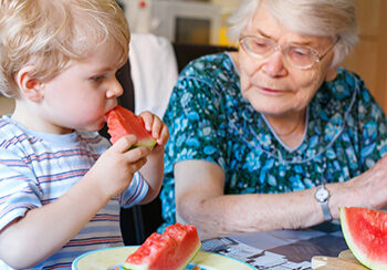 Child with a older lady