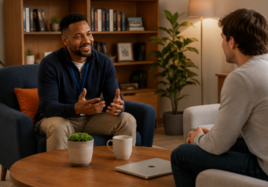 Supervisor session with a client